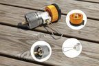 3-Piece Butane and Propane Refill and Conversion Adapter Set offered by the Northeast's best camping and hiking gear provider, The Adirondack Tool Co.
