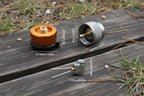 3-Piece Butane and Propane Refill and Conversion Adapter Set with measurements - offered by the Northeast's best camping and hiking gear provider, The Adirondack Tool Co.