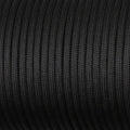 Close-up of black braided cord