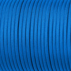 Close-up of blue braided cord