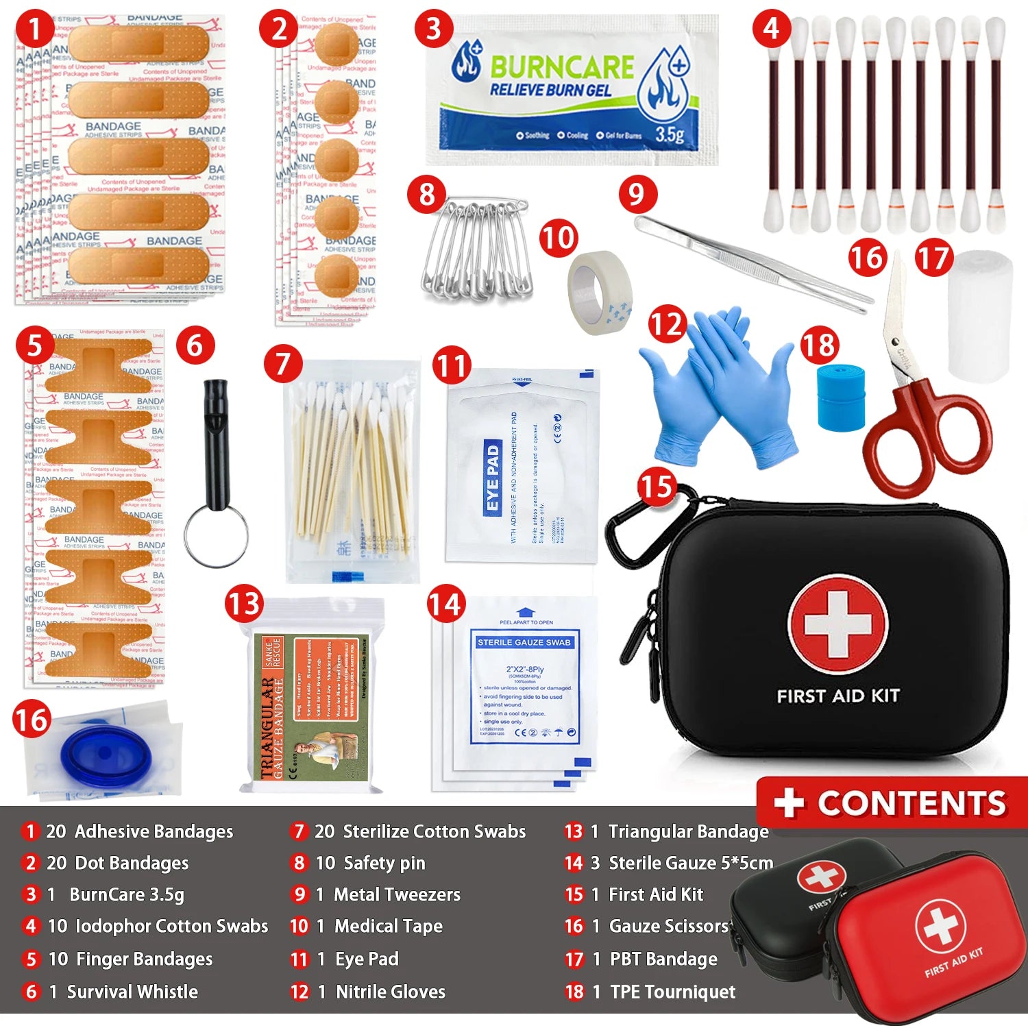 First Aid Rescue Kit (103pcs.)