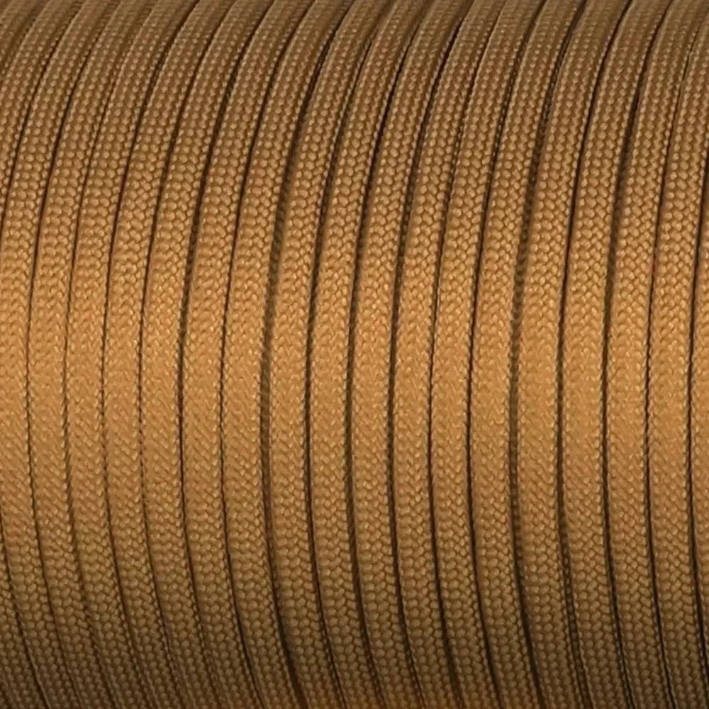 Close-up of brown braided cord