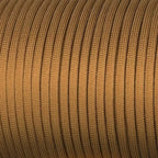 Close-up of brown braided cord