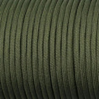 Close-up of green braided cord