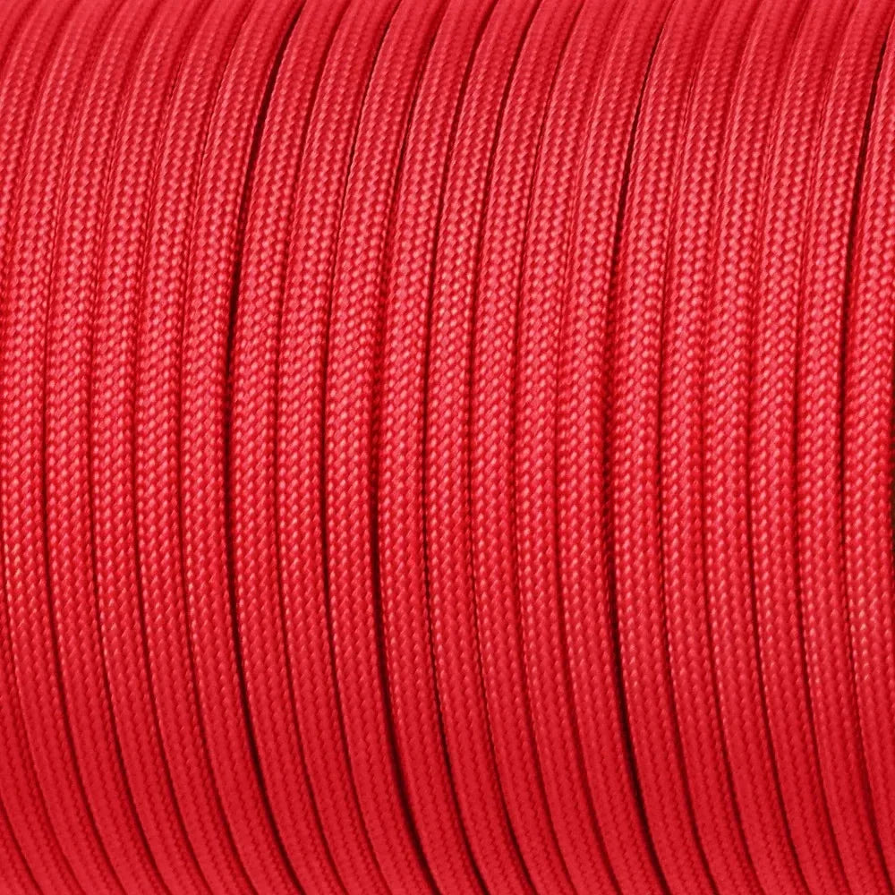 Close-up of red paracord