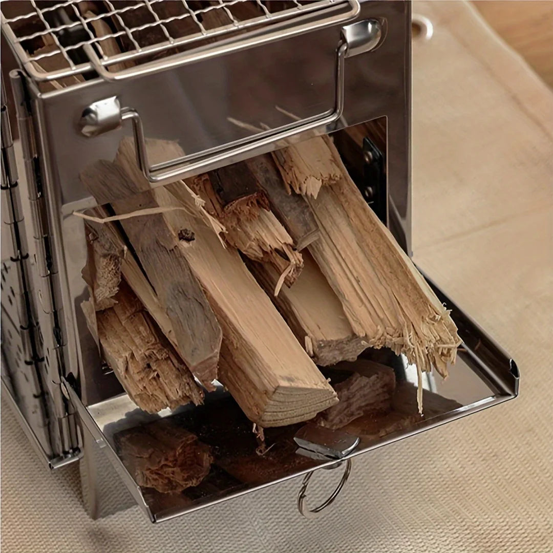 Portable Stainless Steel Wood Stove