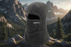 Dark Gray balaclava on a white background