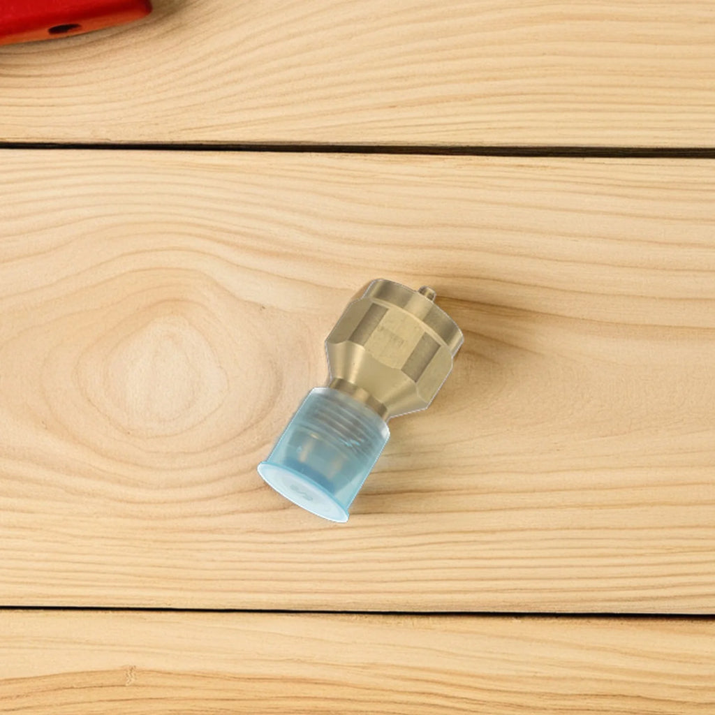 Brass Butane / Propane Tank Valve Adapter for Large Tanks offered by the Northeast's best camping and hiking gear provider, The Adirondack Tool Co.