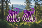 Set of purple carabiners on a white background - offered by the best hiking store in New York, The Adirondack Tool Company