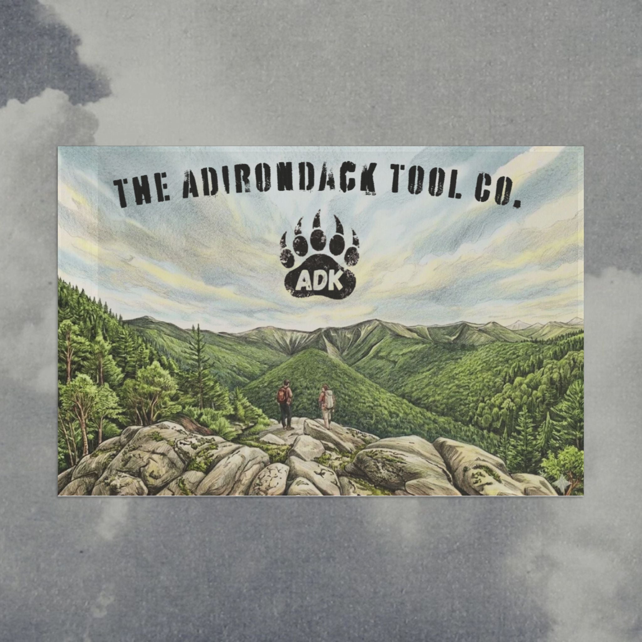 Flag of The Adirondack Tool Co. with a scenic view