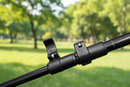 Close-up of the clip locking mechanism on a hiking pole - offered by the best hiking store in Massachusetts, The Adirondack Tool Co.