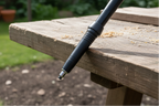 The steel tip of a hiking pole offered by the best hiking store in Massachusetts, The Adirondack Tool Co.