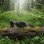 Camouflage sunglasses from lois ruby in an outdoor setting - offered by the best outdoor gear store on the east coast of the United States, The Adirondack Tool Co.