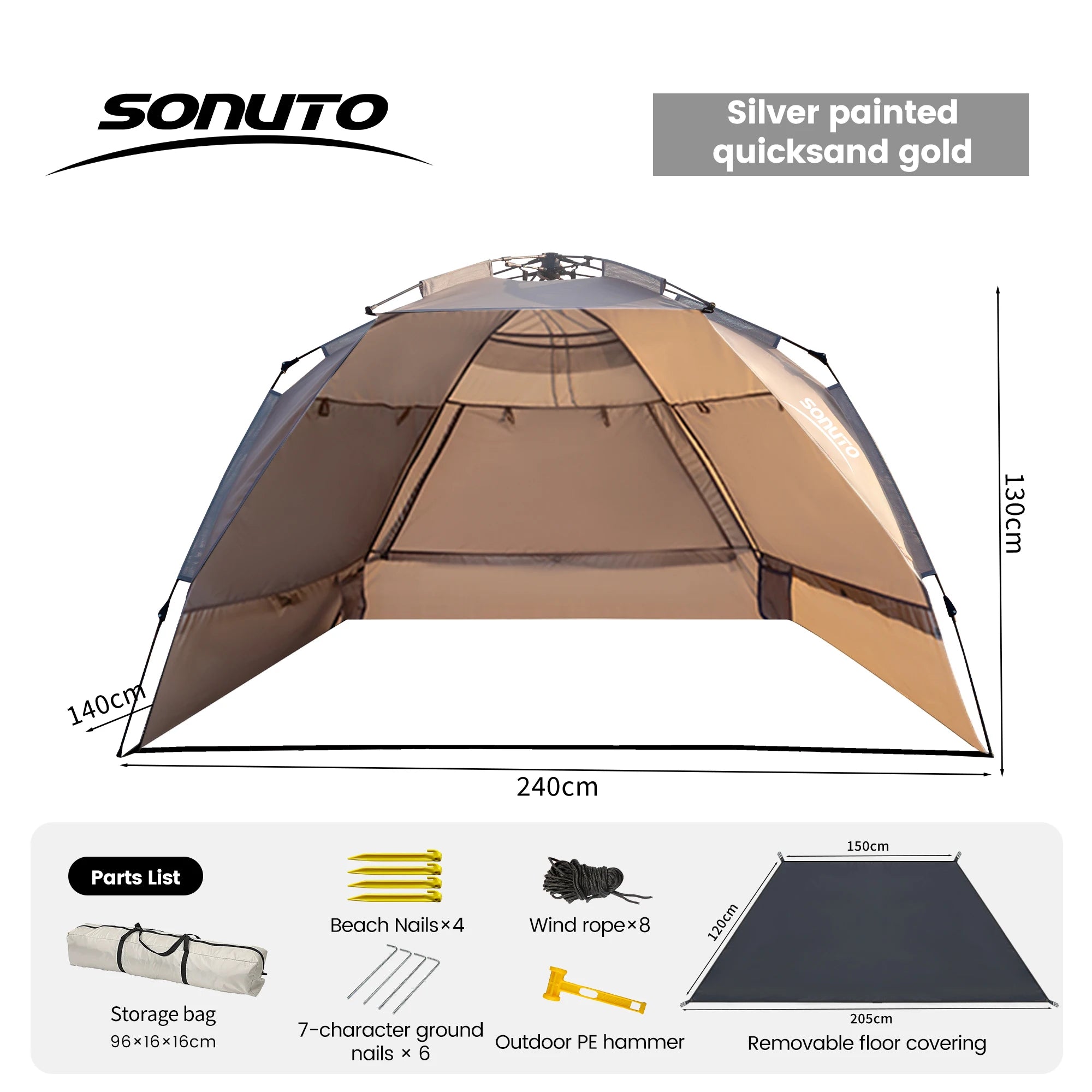 Portable 2-person open-tent along with its included items on a white background - offered by the most credible hiking and gear store in the tri-state region, The Adirondack Tool Co.