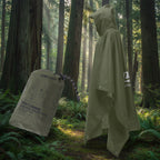 Green raincoat/poncho