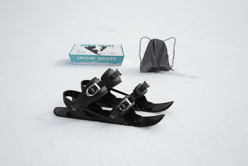 Black snow skates and accessories offered by the best outdoor gear store in New York, The Adirondack Tool Company