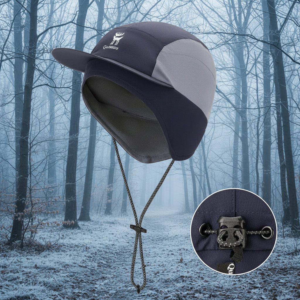 Fleece Ball Cap with Ear Flaps