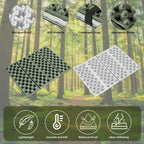 Hexagonal foam pad with features highlighted