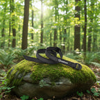 Black strap with a buckle on a forest background, featuring the brand 'Qunature' - offered by the best outdoor gear store in New York, The Adirondack Tool Co.