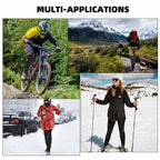 Collage of people in various outdoor activities